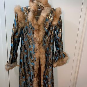 Hollywould fur ski vacation coat jacket